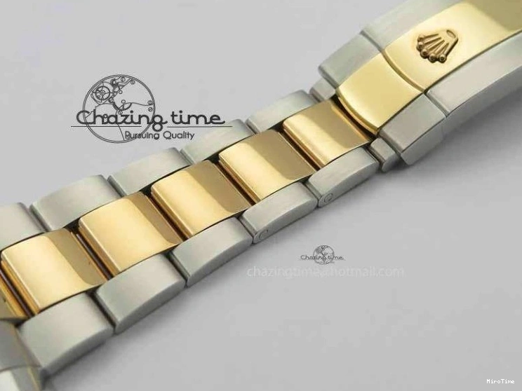 MiroTime 1218 Sleek DateJust II 41mm SS RG BP Maker Best Edition RG Roman Dial On SS RG Bracelet SA 3711